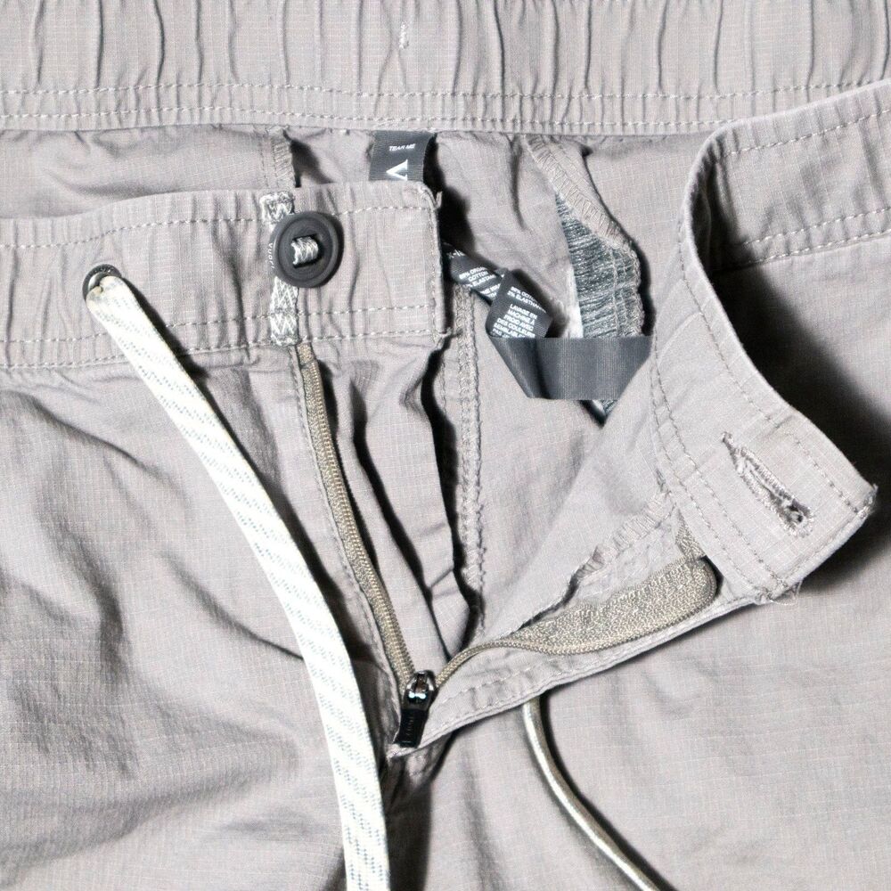 Vuori Pants Womens XL Gray Ripstop Stretch Drawstring Casual Travel Lightweight - Picture 5 of 11